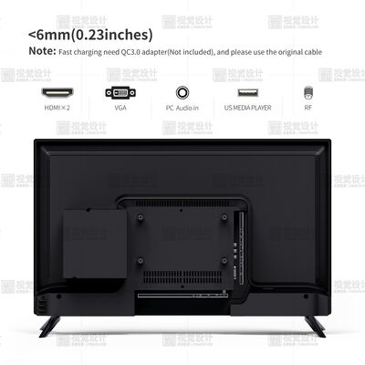 24 Inch Class 720P HD LED TV With 60Hz Refresh Rate And Built In DVD Player