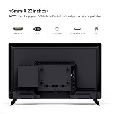 32'' Smart LED TV With Build In DVD Player Dual Channel 8W Speakers Monitor Television